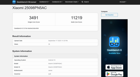 Nuevos resultados de Xiaomi 17 Pro en Geekbench - la situación ha cambiado significativamente