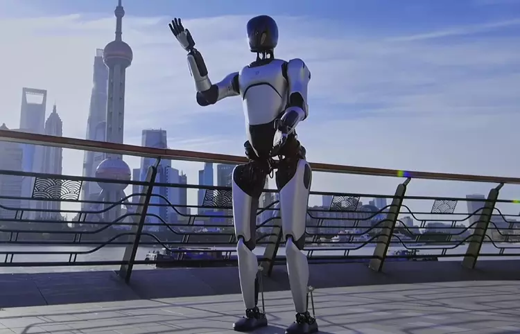 El robot humanoide AgiBot A2 se ...