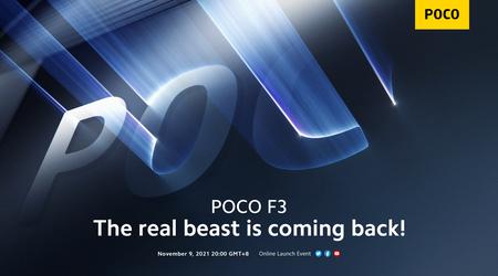 No sólo el POCO M4 Pro 5G: Xiaomi presentará otra nueva versión del POCO F3 el 9 de noviembre