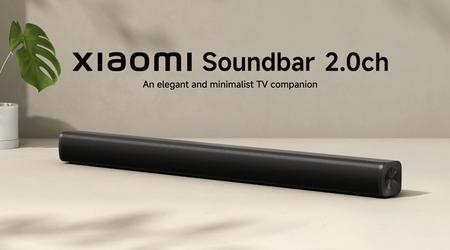 Xiaomi presenta Soundbar 2.0ch: barra de sonido asequible con Bluetooth 5.3 y una amplia gama de puertos