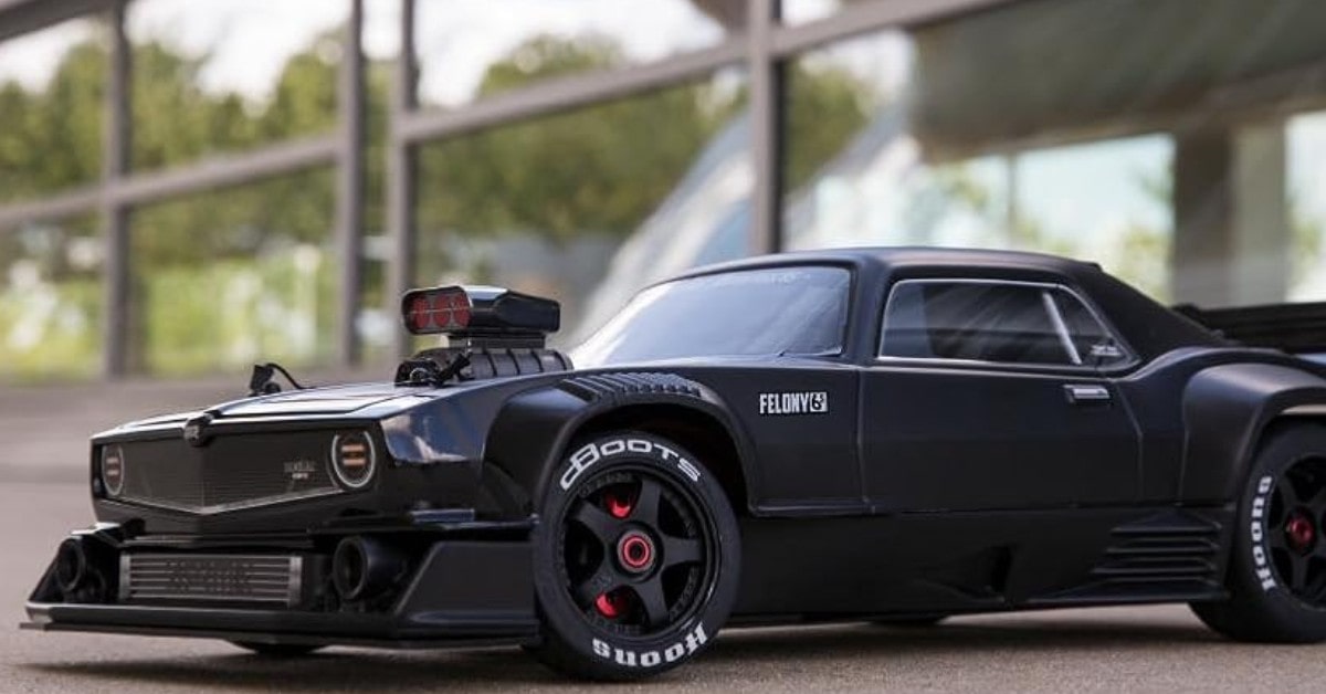 1:7 ARRMA Felony Street Bash 6S BLX Resto-Mod Muscle RC Car