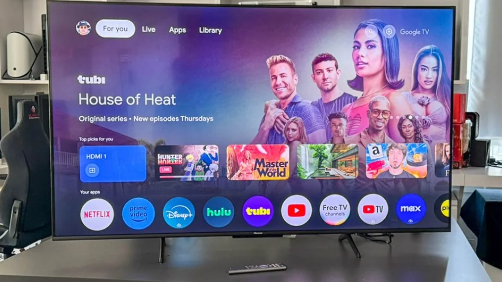 TV 4K económico Hisense Serie U6N Mini-LED de 55 pulgadas