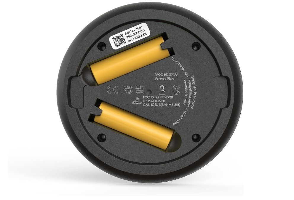 Airthings 2911 Wave Plus detector calidad aire alergias