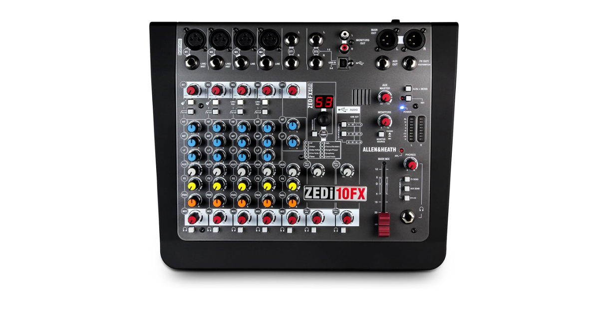 Allen &amp; Heath ZEDi-10FX best analog mixer for home studio