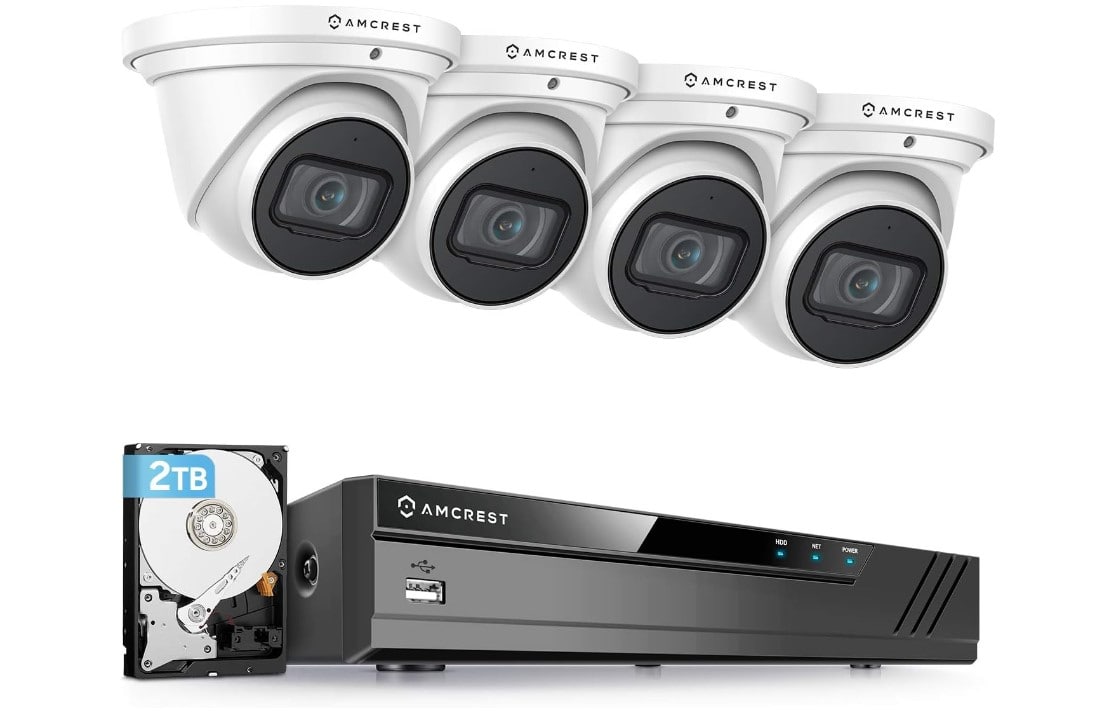 Amcrest 4K sistema videovigilancia PoE