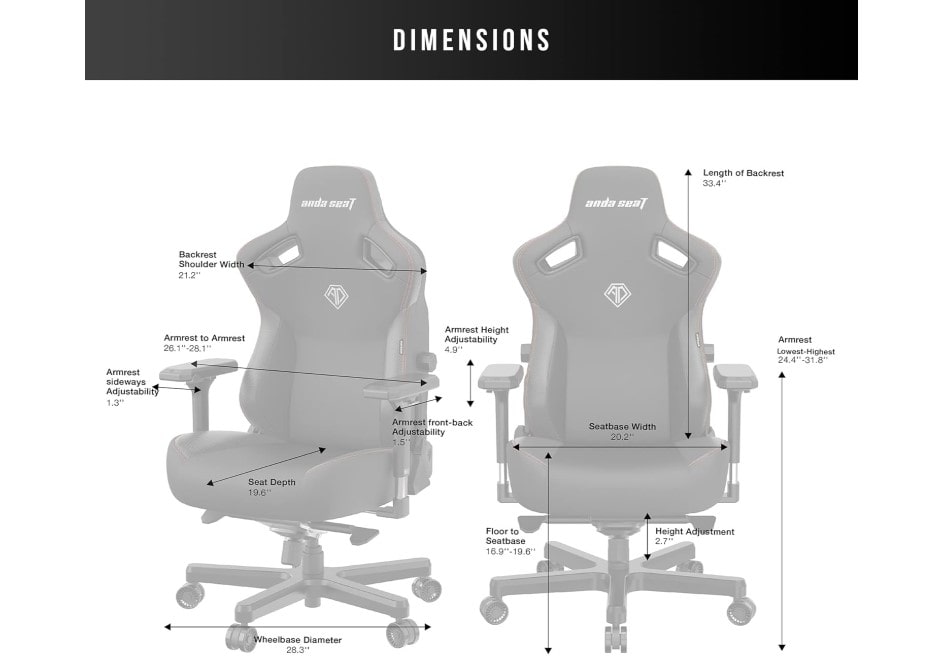 AndaSeat Kaiser 3 silla gaming pro player