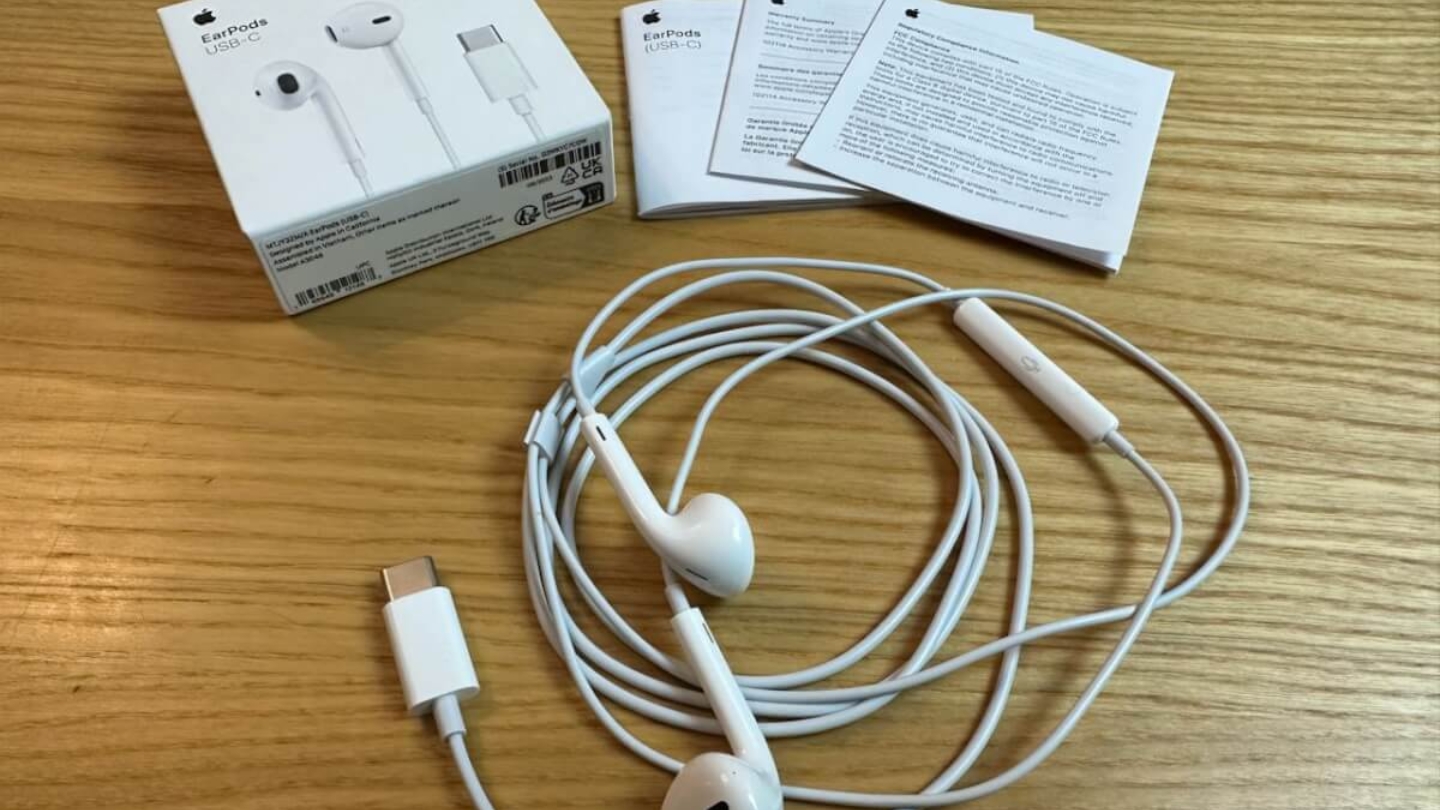 Auriculares Apple EarPods USB-C con cable para Android