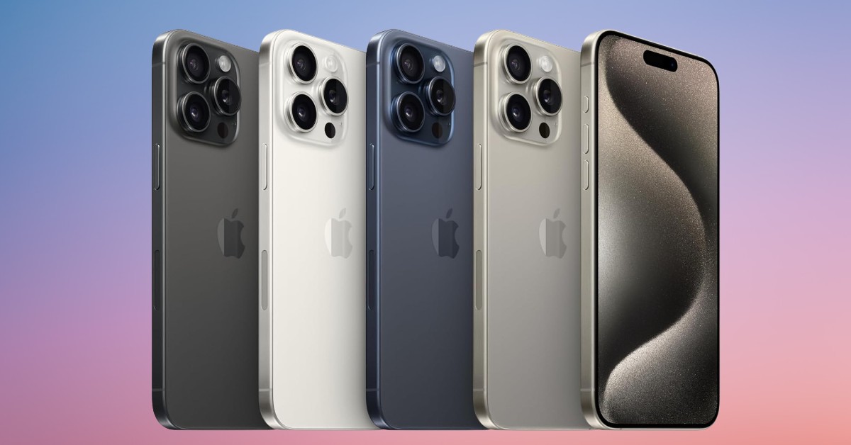 Teléfonos Apple iPhone 15 Pro Max mejores teléfonos para grabación de video