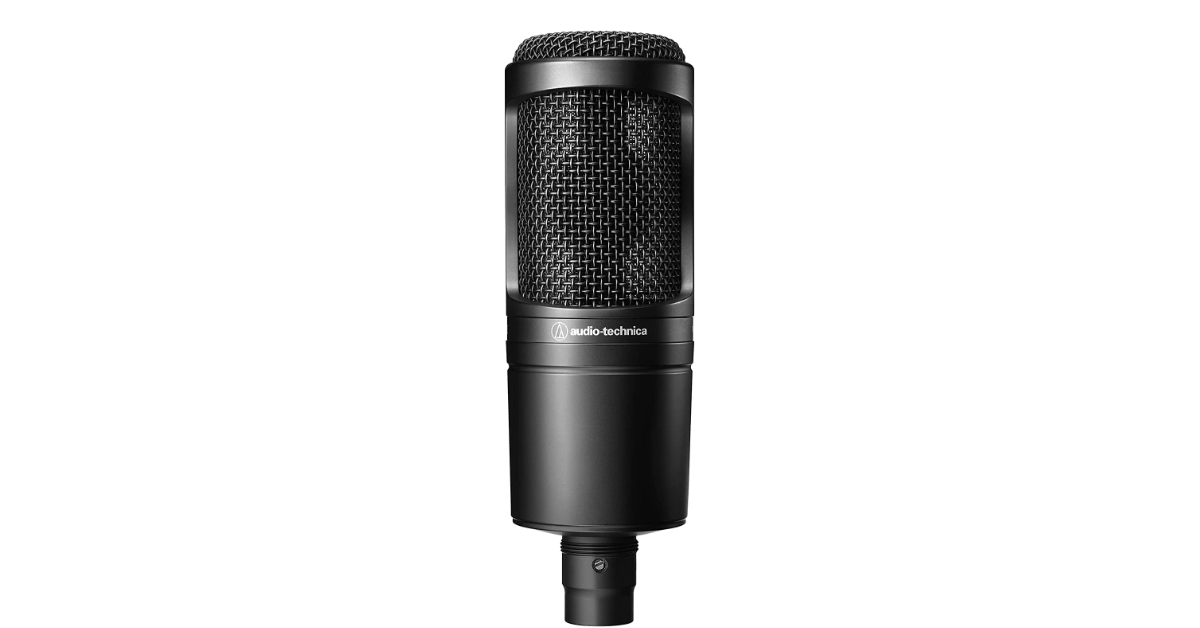Audio-Technica AT2020 micrófono de condensador para grabar voces