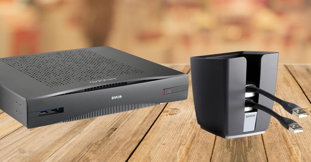 Sistema de presentación inalámbrico para salas de reuniones Barco ClickShare CSE-800