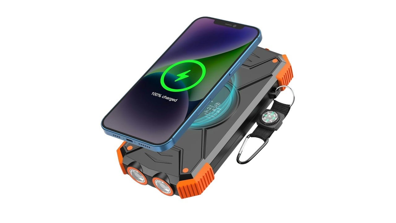 batería externa solar BLAVOR