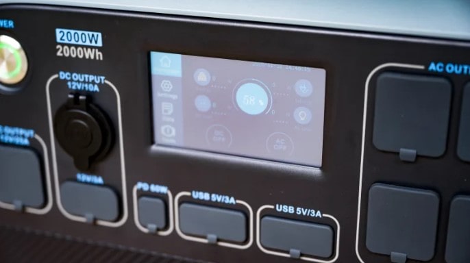 BLUETTI AC200P estación energía emergencia casa