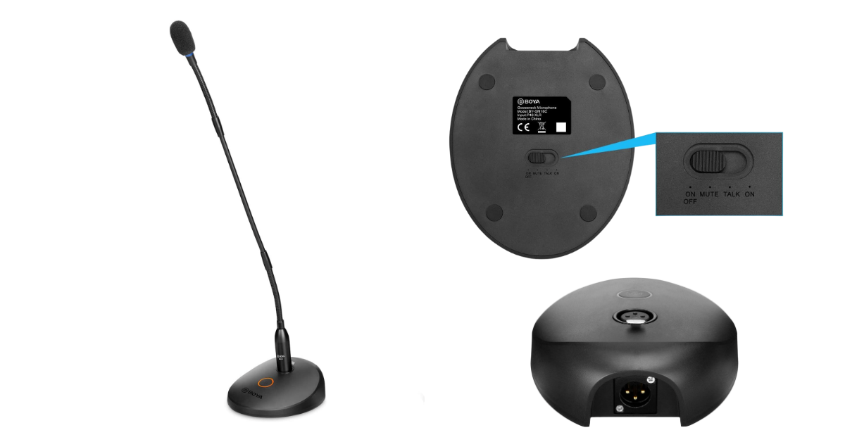 BOYA BY-GM18C el mejor micrófono para salas de conferencias