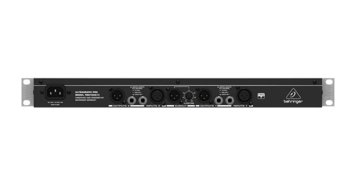 Behringer Ultragraph Pro FBQ1502HD Ecualizador gráfico para equipo de música