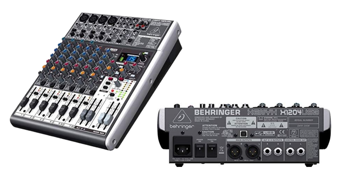 Behringer Xenyx X1204USB cual es la mejor mezcladora de audio