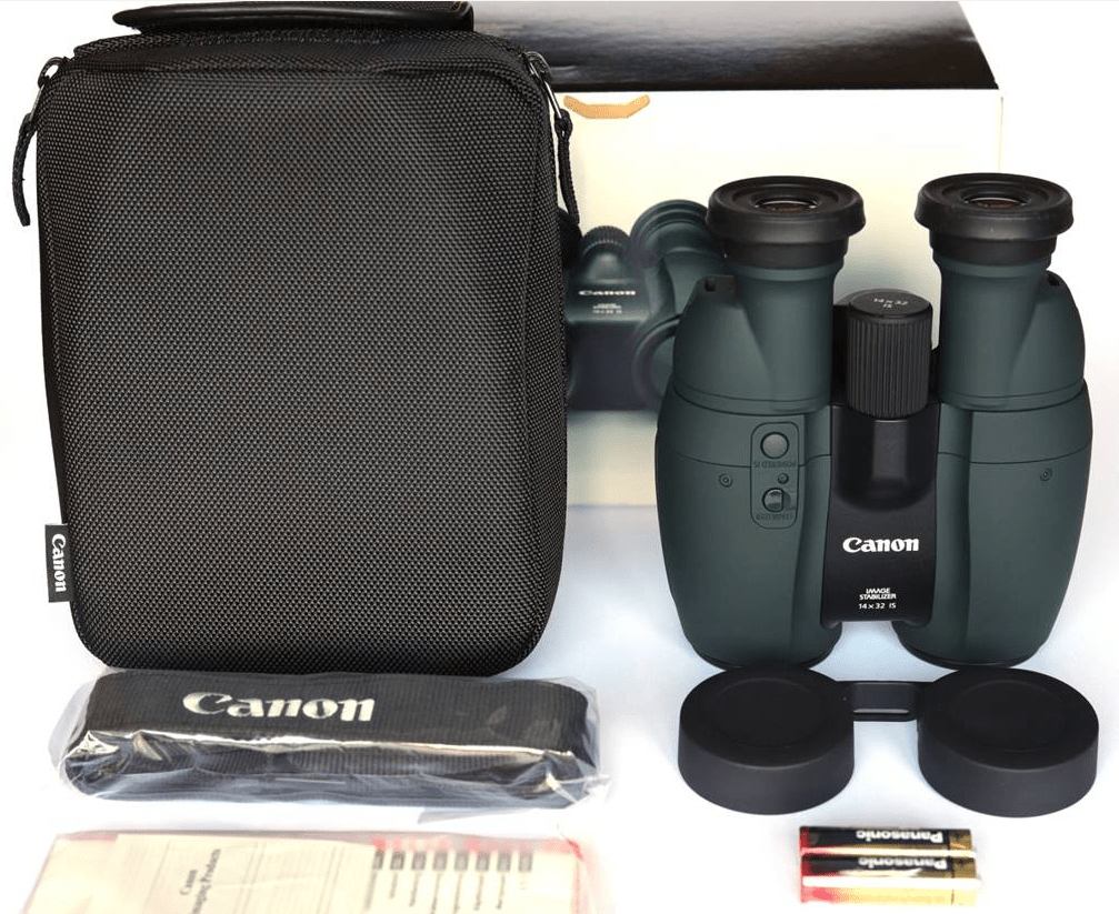 Binoculares Canon Binoculares con zoom 14x32 IS