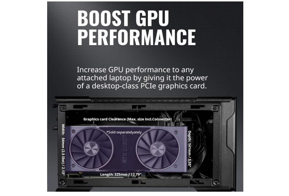 Base para eGPU Cooler MasterCase EG200