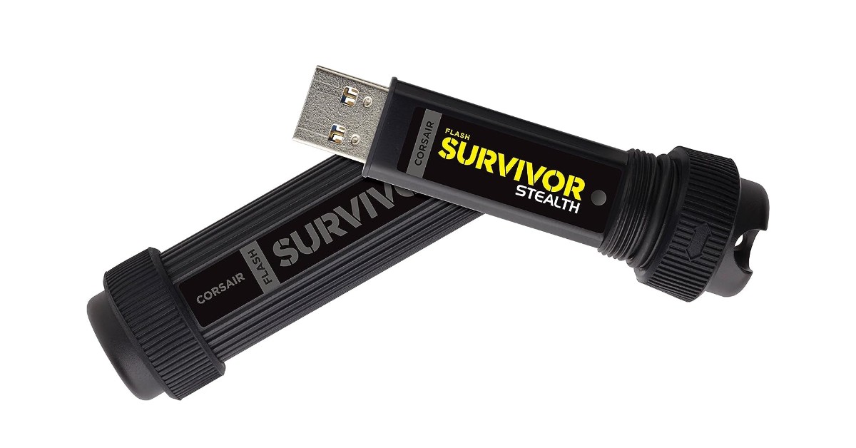 Memoria USB Corsair CMFSS3B-64GB Flash Survivor Stealth dj