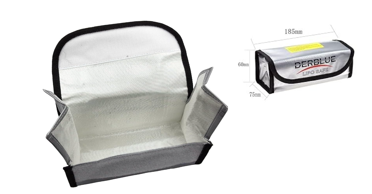 DerBlue 2pcs lipo bolsa de la batería