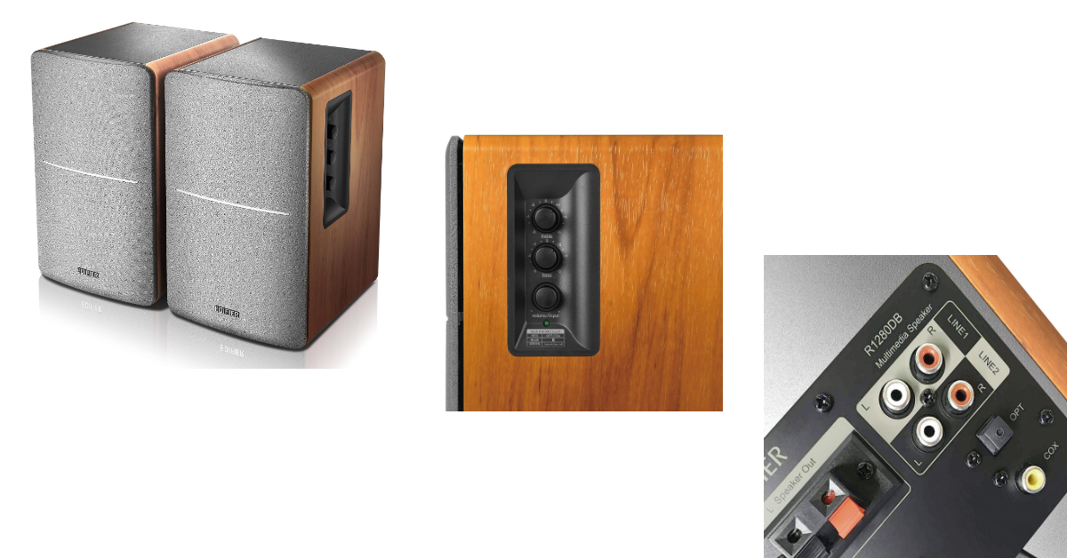 Edifier R1280DB mejores altavoces para tocadiscos