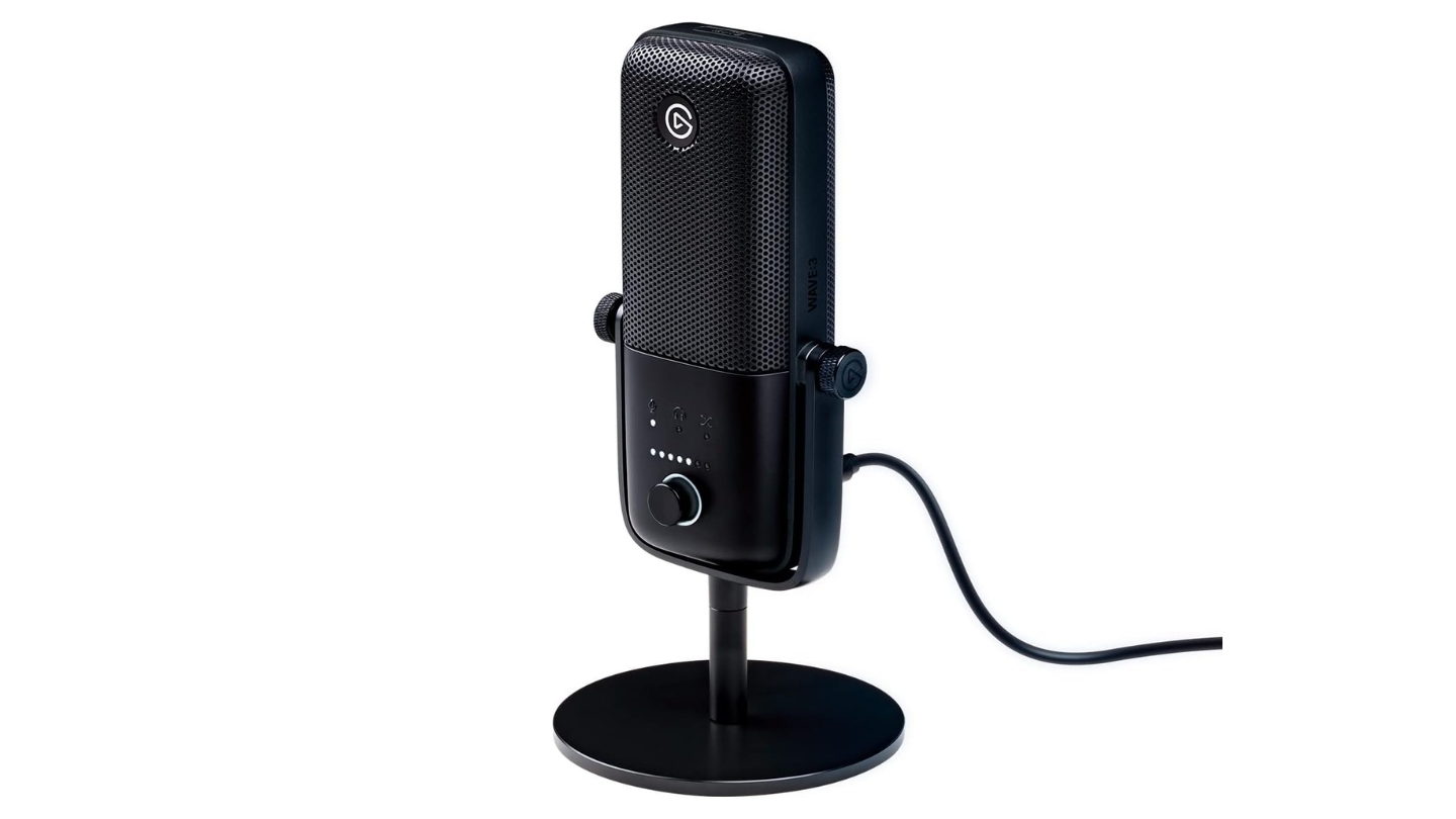 Micrófono USB Elgato Wave:3 para podcasting
