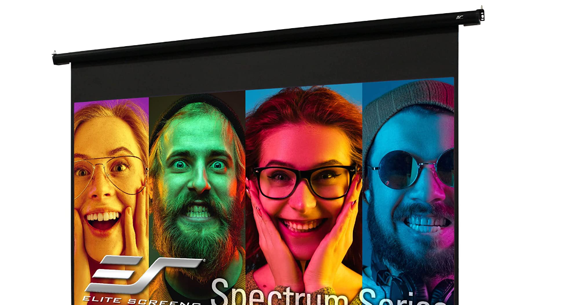 Elite Screens Spectrum Tab-Tension pantalla de proyector con mando a distancia