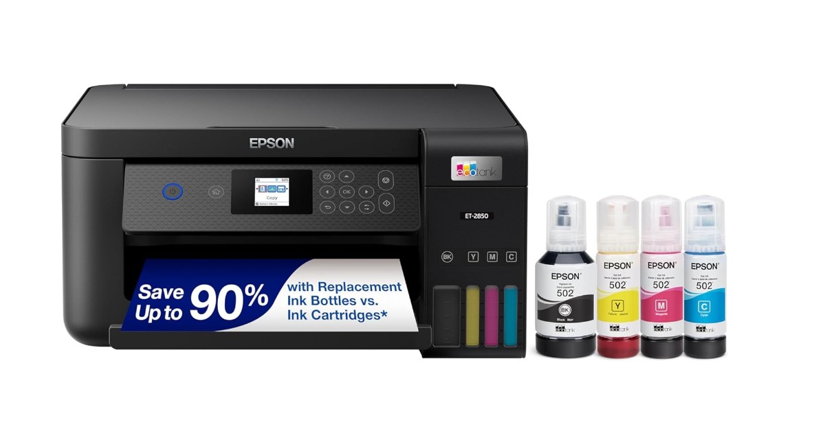 Epson EcoTank ET-2850 mejor impresora para sobres