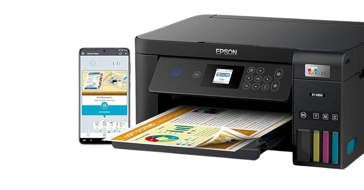 Epson EcoTank ET-2850 impresora superior para sobres