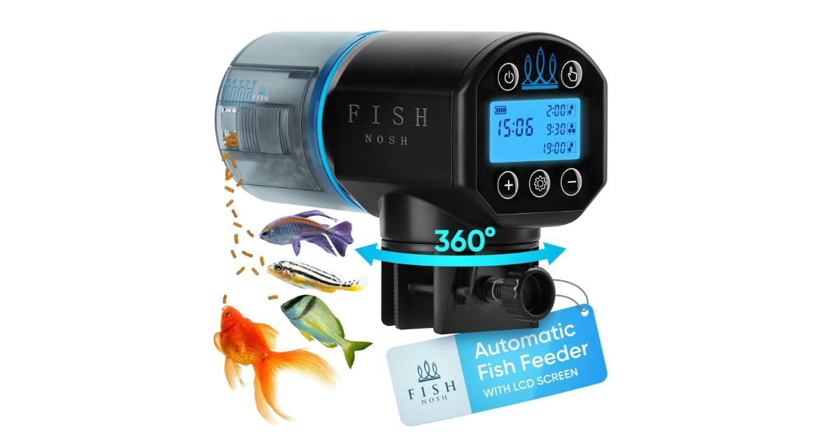 dispensador comida acuario FISHNOSH