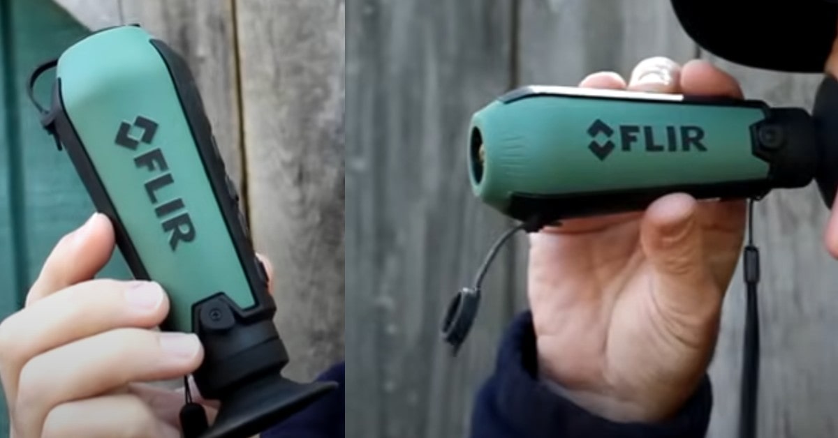 Monocular térmico FLIR Scout TK montado en casco