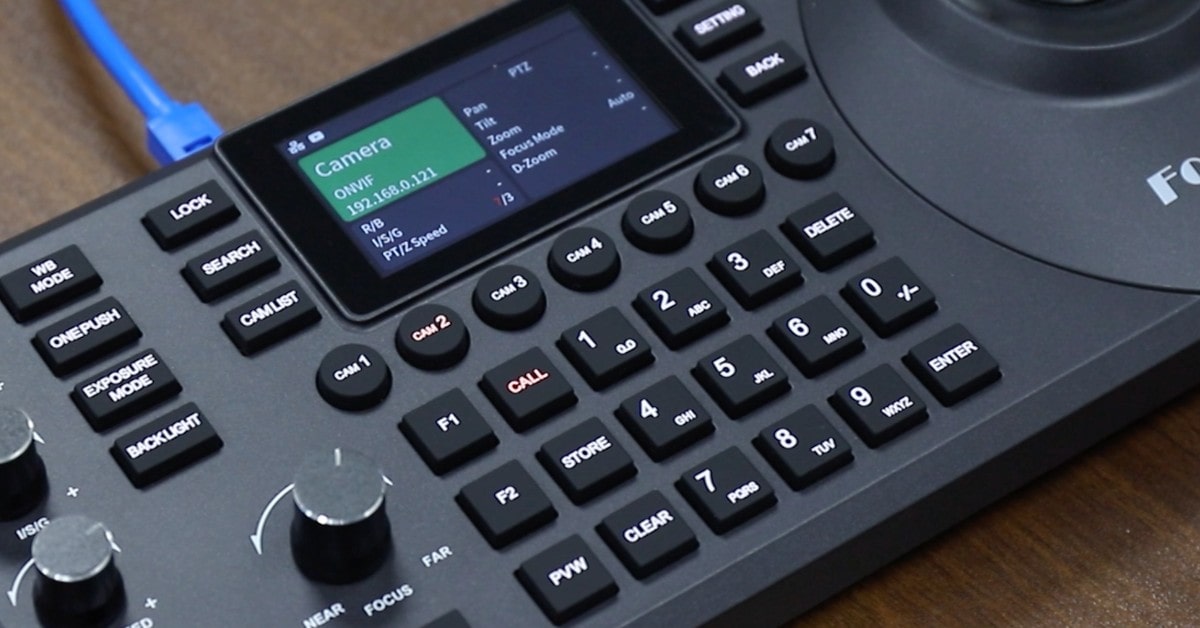 Controlador de cámara fomako ptz