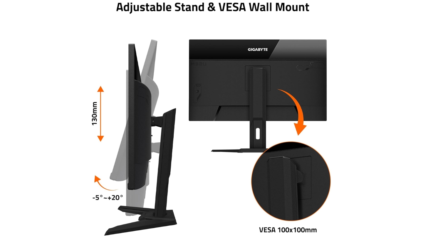 Monitor GIGABYTE M32U de 32 pulgadas y 144Hz