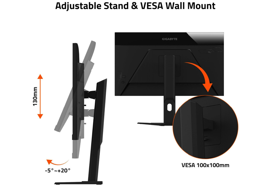 Monitor de gaming GIGABYTE M27Q asequible 1440p