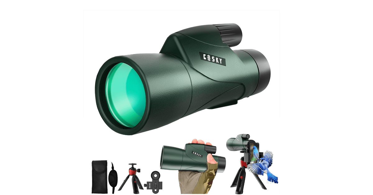 Telescopio monocular Gosky Piper 12x55