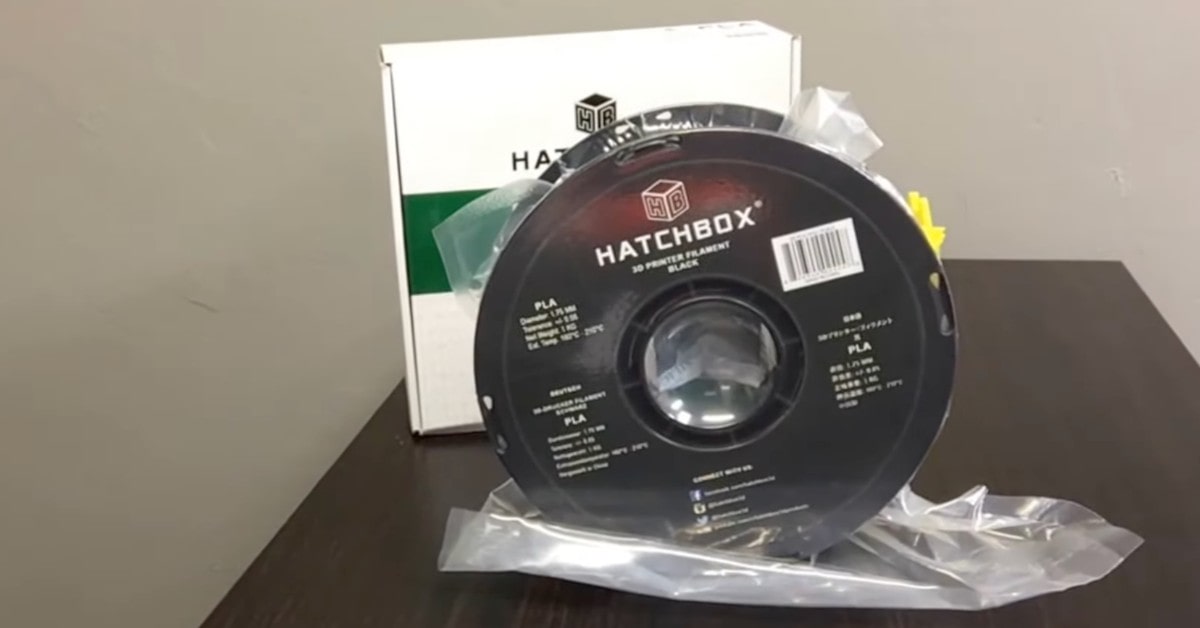 HATCHBOX Black mejor filamento pla para miniaturas