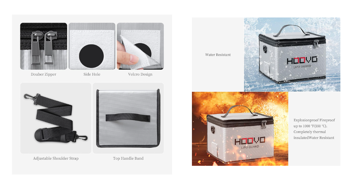 HOOVO bolsa de carga lipo