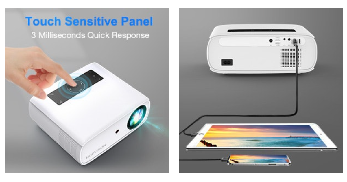 HOPVISION JQ818A mejor videoproyector por menos de 150