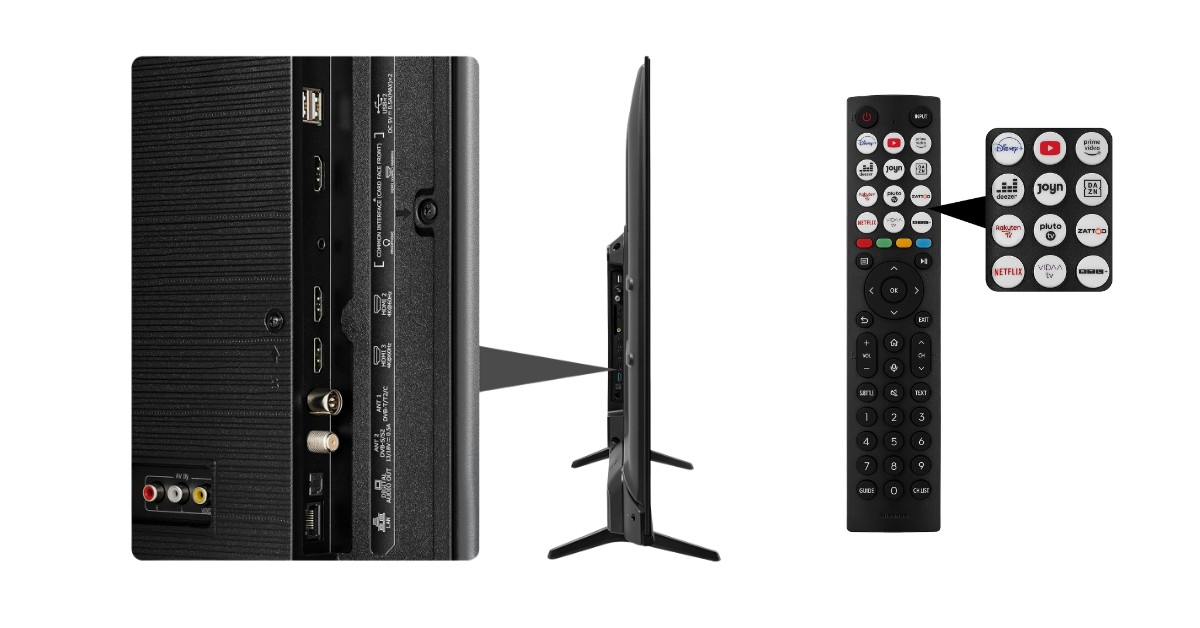 Hisense 50E7K Mejor Smart TV por menos de 500 €