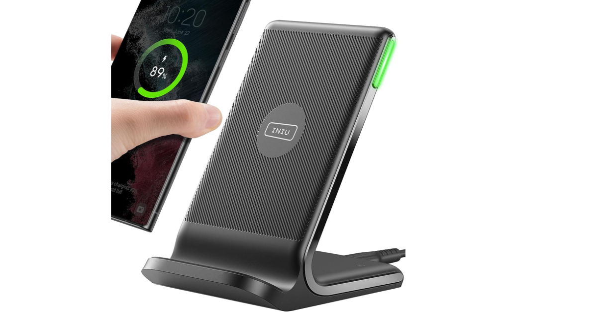 INIU 15W cargador inalámbrico de móvil para otterbox defender