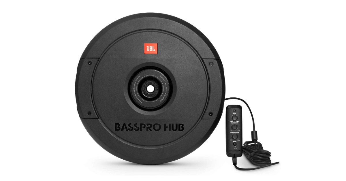  JBL Basspro Hub 11" caja de subwoofer para rueda de repuesto
