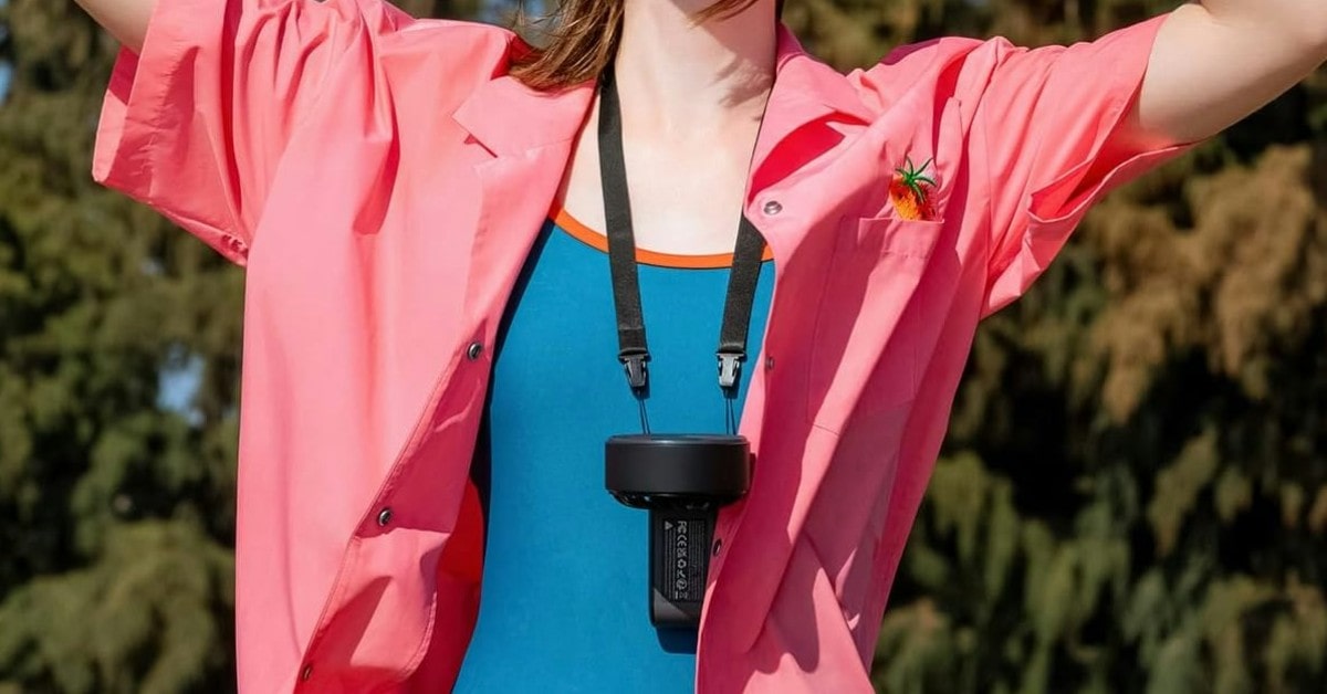 JISULIFE Ventilador de mano Life7 ventilador recargable para carrito de golf