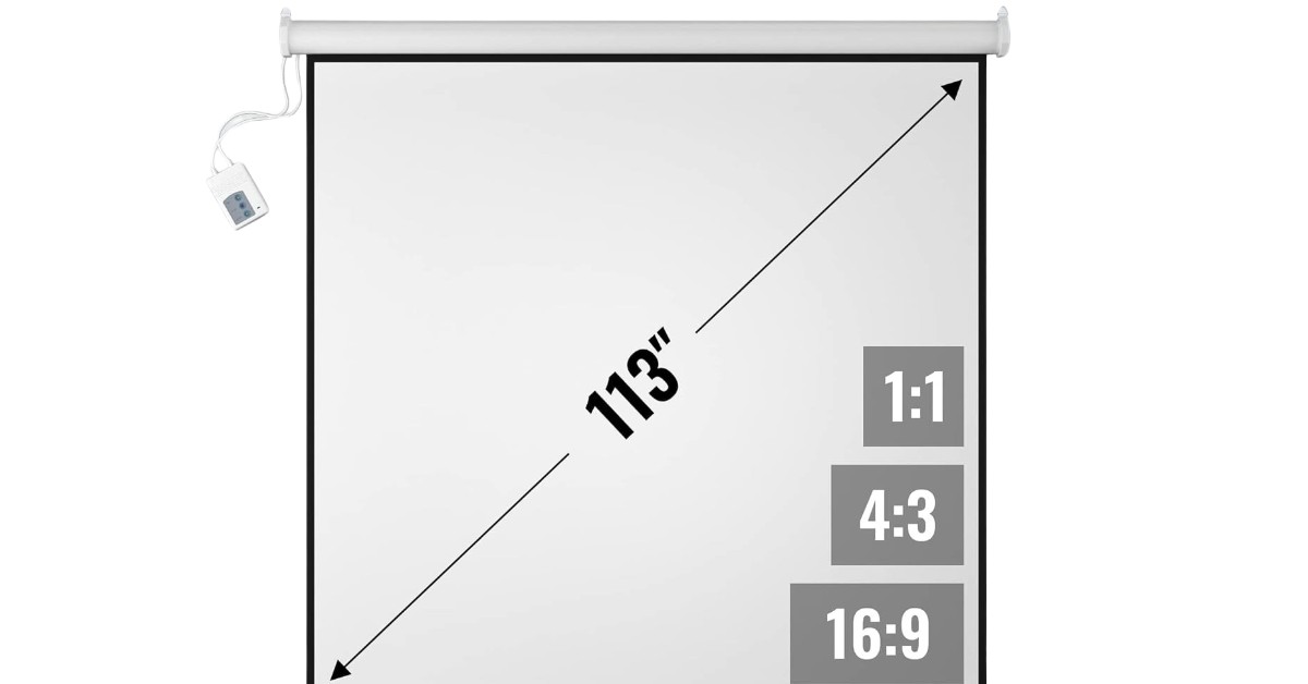 Jago mejor pantalla de proyección eléctrica