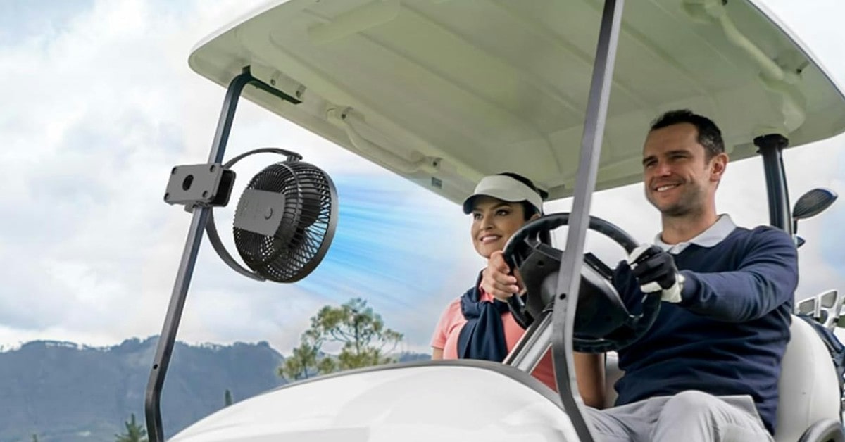 Koonie ventilador portátil para carrito de golf