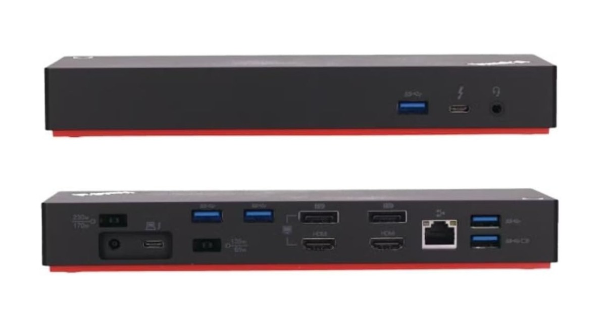 mejor dock station LENOVO THINKPAD