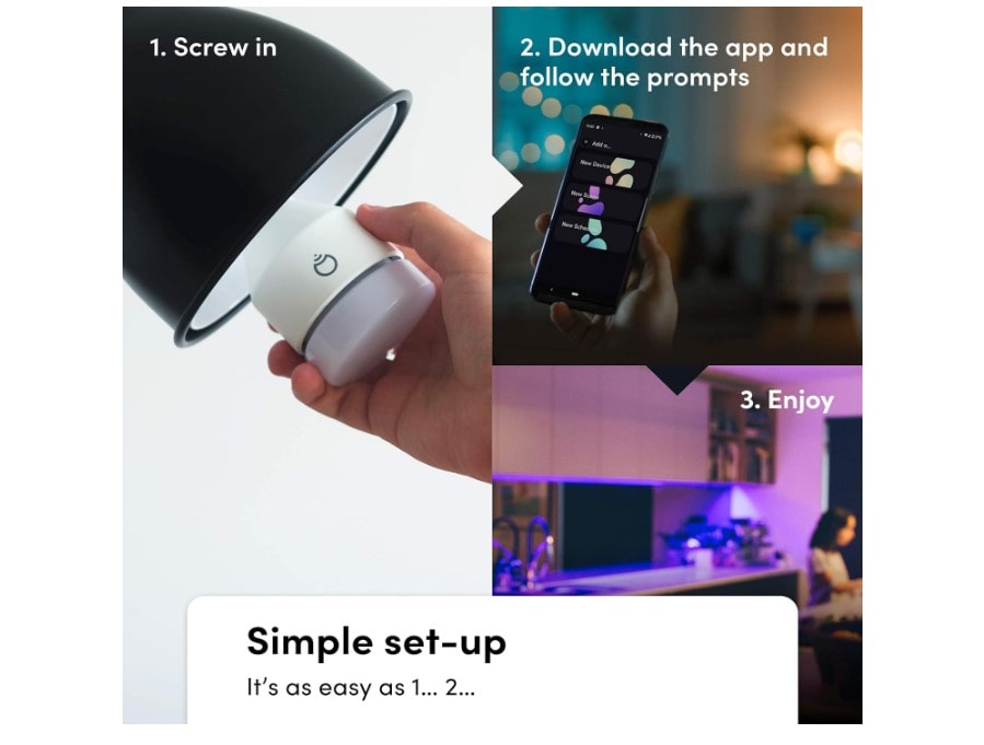 LIFX A19 sistema luminoso autónomo