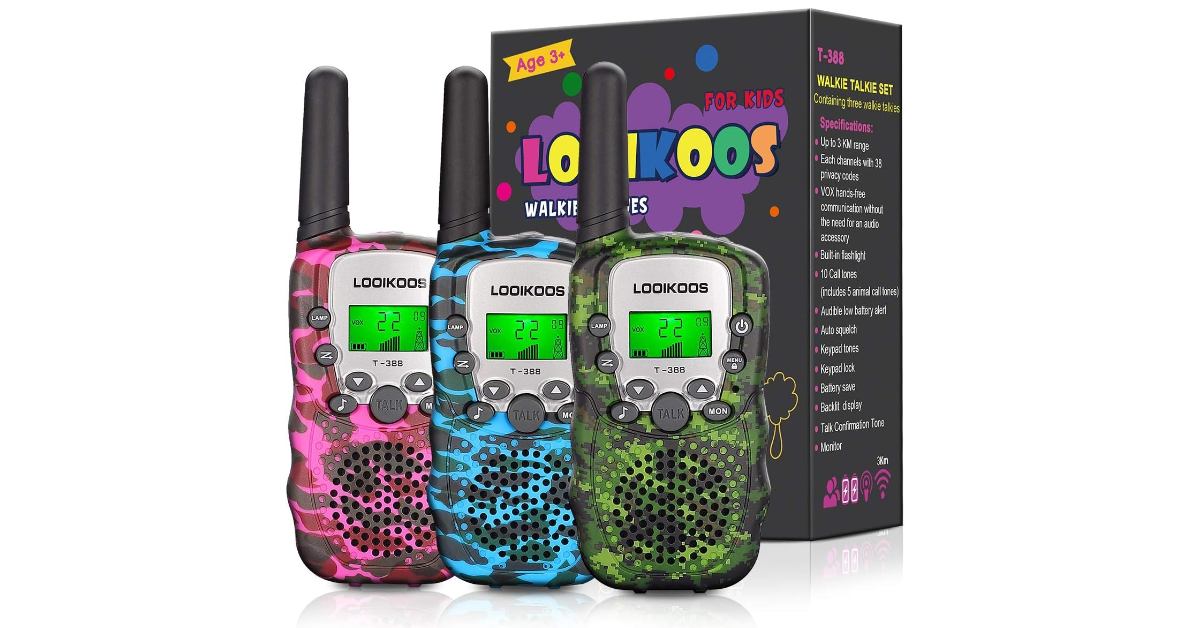 Nestling walkie talkie para niños