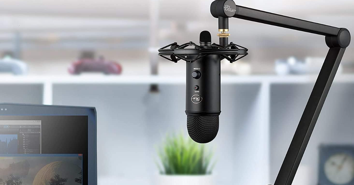 Blue brazo de micrófono