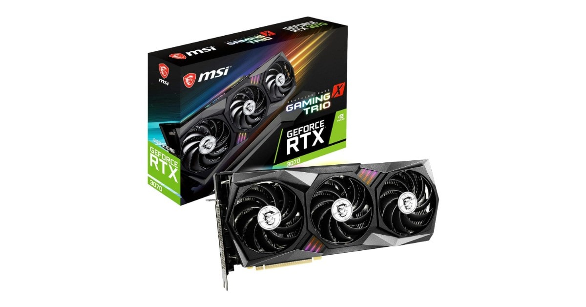 Trío MSI Gaming GeForce RTX 3070 Gaming X