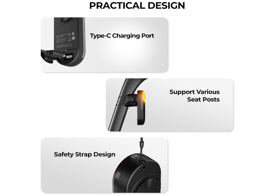 Piloto trasero con radar para bicicleta Magene L508