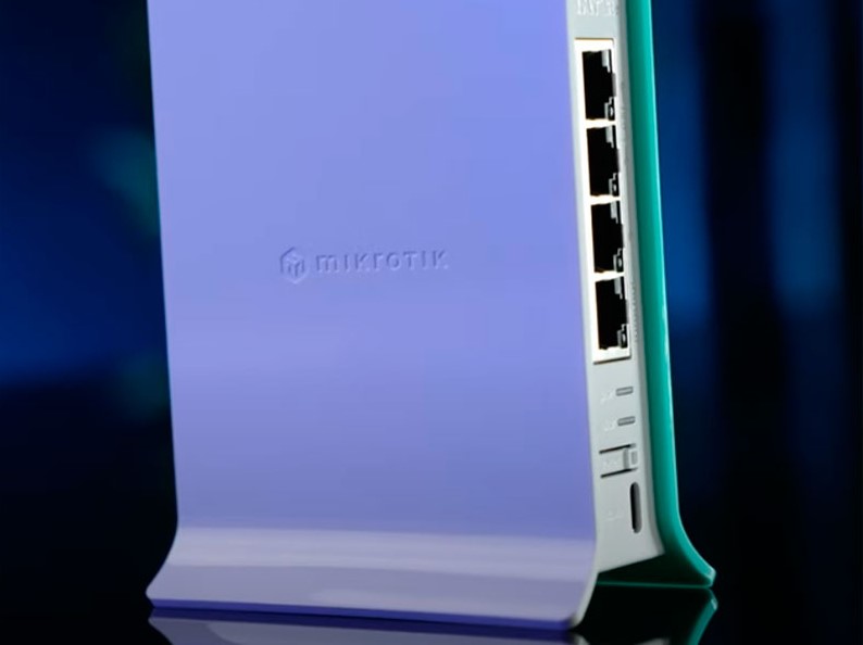 MikroTik hAP ax lite router VPN compacto